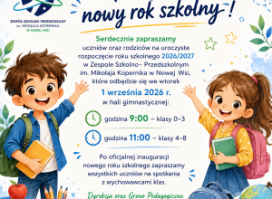 Uroczyste rozpoczęcie roku szkolnego 2026/ 2027