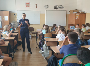 Zajęcia profilaktyczne z Policją