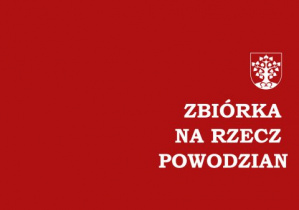 Plakat Zbiórka dla powodzian