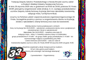 plakat - informacja do rodziców