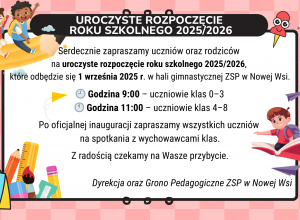 Uroczyste rozpoczęcie roku szkolnego 2025/2026