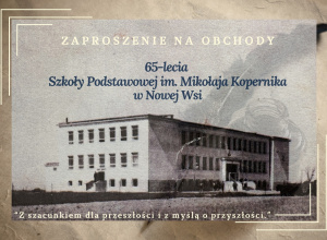 Zaproszenie na obchody 65-lecia Szkoły