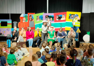 Scena ze spektaklu dla młodszych przedszkolaków