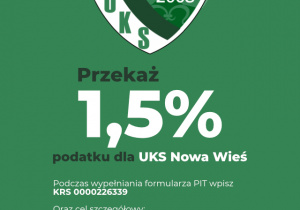 1,5% UKS Nowa Wieś